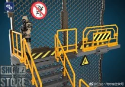 FreshRetro 1/18 1/24 SIB05 Scene In Box Iron Net Base-A Model Kit -Action Figures Store 93c55c259f