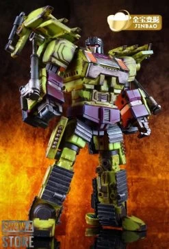 Jinbao Oversized Devastator Battle Damaged Version Full Set Of 6 Gravity Builder 14 Jinbao Oversized Devastator Battle Damaged Version Full Set Of 6 Gravity Builder -Action Figures Store 96683c86a1