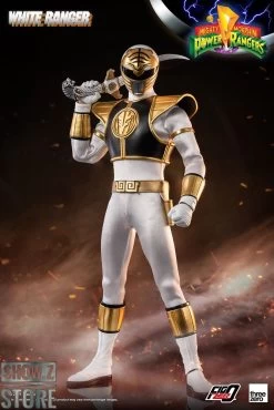 Threezero Studio 1/6 Mighty Morphin Power Rangers White Ranger -Action Figures Store 9738eafda7