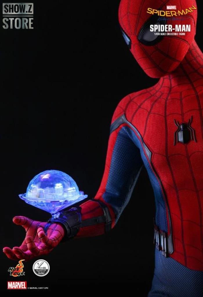 Hot Toys QS014 1/4 Spider-Man Homecoming Collectible Figure Standard Version 8 Hot Toys QS014 1/4 Spider-Man Homecoming Collectible Figure Standard Version - Image 6