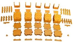 X2Toys BG-A Background Display Bases Orange Color -Action Figures Store 9b31d2788c