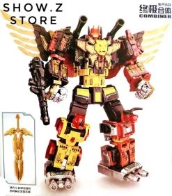 WeiJiang WJ Sky Soarer Rampage Oversized Sabertooth Combination Mode POTP Feral Rex Predaking -Action Figures Store 9c20438359