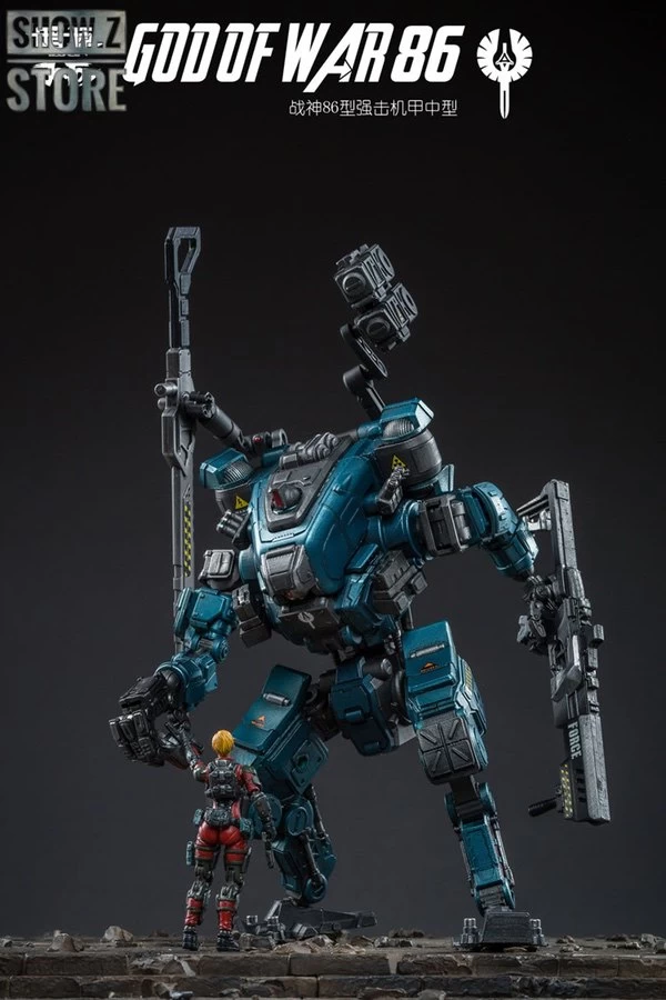 JoyToy Source Acid Rain 1/25 God Of War 86 Medium-Sized Mecha Figure Set Blue Version 7 JoyToy Source Acid Rain 1/25 God Of War 86 Medium-Sized Mecha Figure Set Blue Version - Image 5