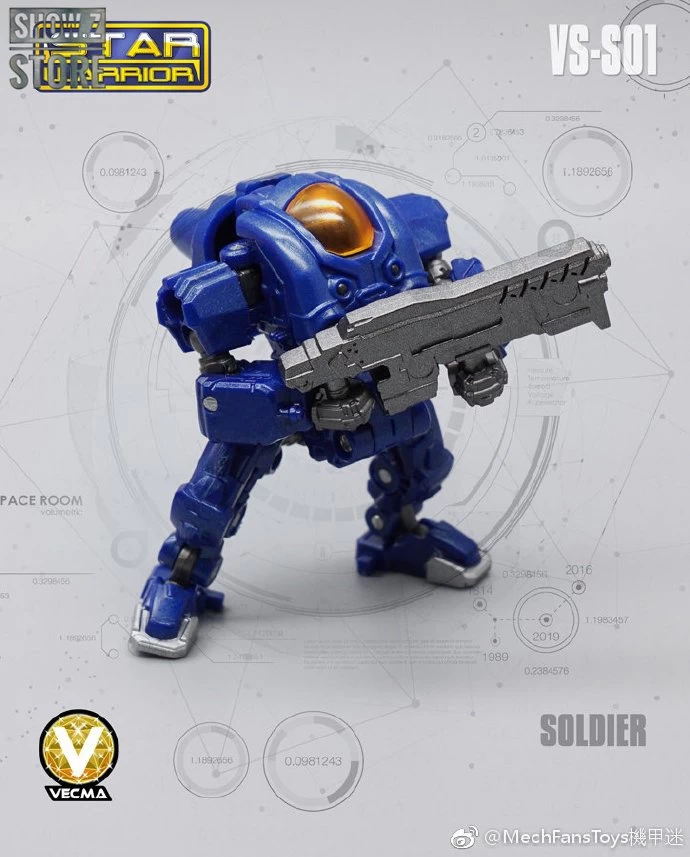MechFansToys Vecma Toys VS-S01 Combat Squad Soldier & Raynor Set Of 2 9 MechFansToys Vecma Toys VS-S01 Combat Squad Soldier & Raynor Set Of 2 - Image 7