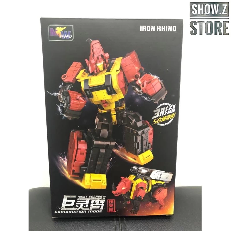 WeiJiang WJ Sky Soarer Headstrong Oversized Iron Rhino Combination Mode POTP Feral Rex Predaking 3 WeiJiang WJ Sky Soarer Headstrong Oversized Iron Rhino Combination Mode POTP Feral Rex Predaking