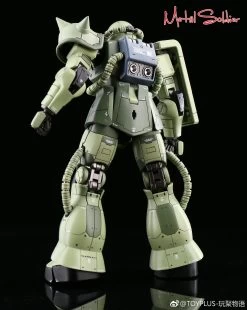 Metal Soldier 1/100 MS01 ZAKUII MS-01 MS-06 ZAKU2 Green Chogokin Metal Build -Action Figures Store a4906a9ab5