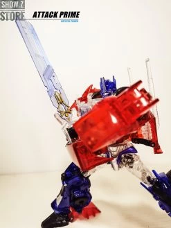 APC Toys APC-001 Attack Prime TFP Optimus Prime Clear Version W/ Black Wheels -Action Figures Store a4fe4094b1