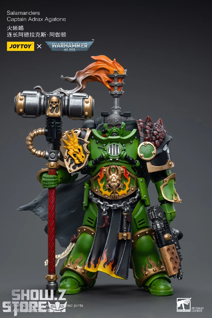 JoyToy Source 1/18 Warhammer 40K Salamanders Captain Adrax Agaton 8 JoyToy Source 1/18 Warhammer 40K Salamanders Captain Adrax Agaton - Image 6