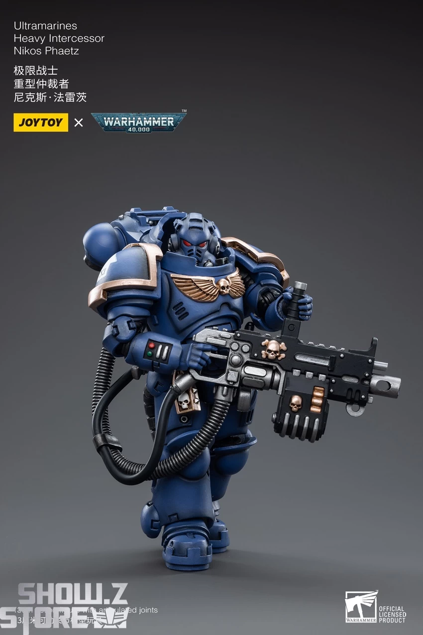 JoyToy Source 1/18 Warhammer 40K Ultramarines Heavy Intercessor Nikos Phaetz 6 JoyToy Source 1/18 Warhammer 40K Ultramarines Heavy Intercessor Nikos Phaetz - Image 4