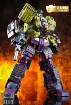 Jinbao Oversized Devastator Battle Damaged Version Full Set Of 6 Gravity Builder 12 Jinbao Oversized Devastator Battle Damaged Version Full Set Of 6 Gravity Builder -Action Figures Store b567c1ed09