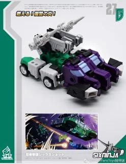 MechFansToys MF-27G SixNinja Sixshot G1 Version 16 MechFansToys MF-27G SixNinja Sixshot G1 Version -Action Figures Store b61576e23f