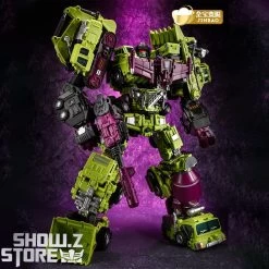 Jinbao DF03 Builder.D Devastator Green Version Set Of 6 Oversized Version