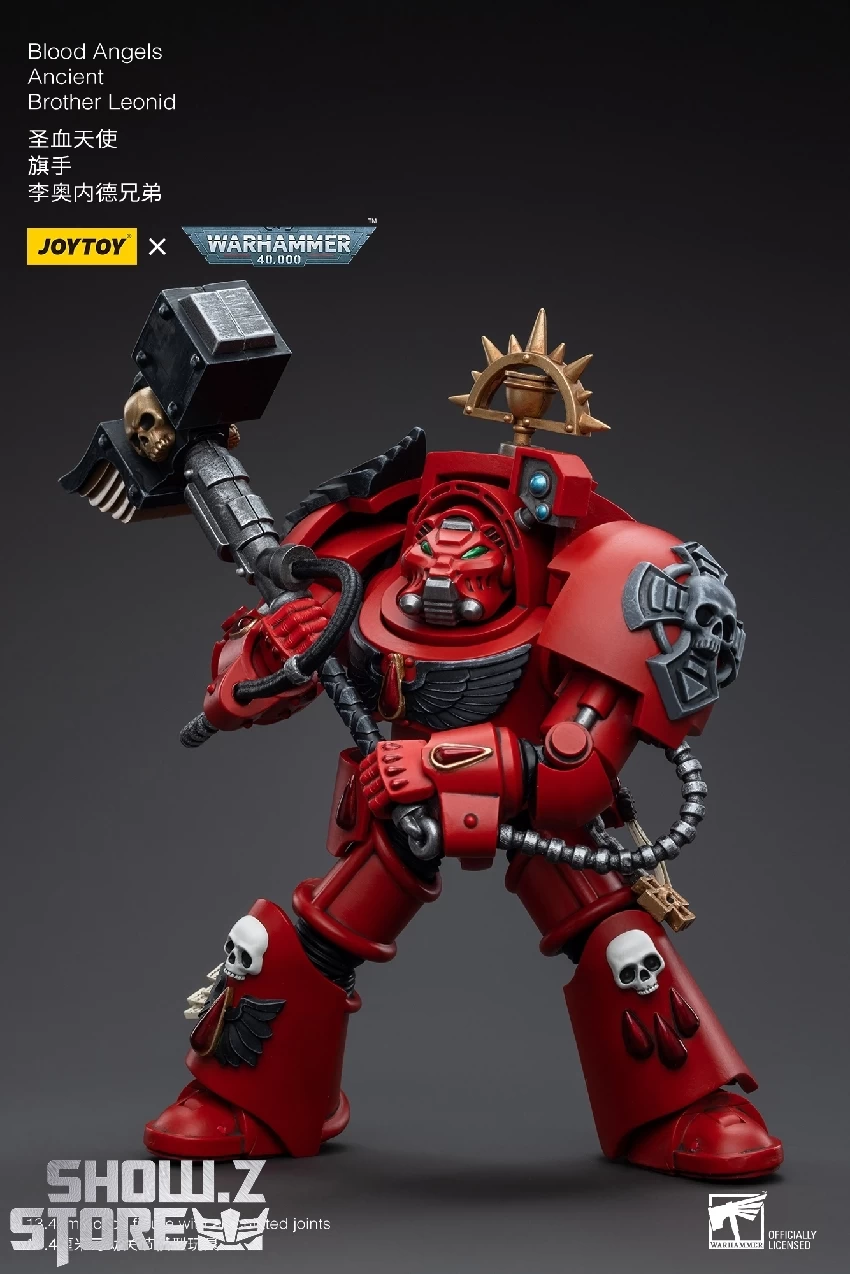 JoyToy Source 1/18 Warhammer 40K Blood Angels Ancient Brother Leonid 8 JoyToy Source 1/18 Warhammer 40K Blood Angels Ancient Brother Leonid - Image 6