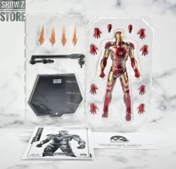 Threezero Studio 1/12 Infinity Saga Iron Man Mark 43 -Action Figures Store ba355aea2f