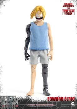 ThreeZero Toys 1/6 Fullmetal Alchemist: Brotherhood Edward & Alphonse Elric Twin-Pack -Action Figures Store bec9abc87c