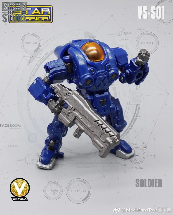 MechFansToys Vecma Toys VS-S01 Combat Squad Soldier & Raynor Set Of 2 11 MechFansToys Vecma Toys VS-S01 Combat Squad Soldier & Raynor Set Of 2 - Image 9