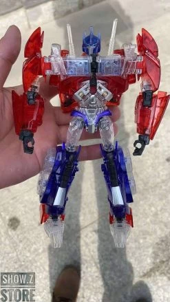 APC Toys APC-001 Attack Prime TFP Optimus Prime Clear Version W/ Clear Wheels -Action Figures Store c5dd42587b
