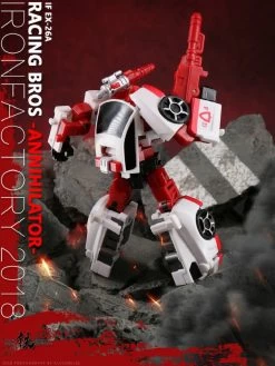 IronFactory EX-26A Racing Bros Annihilator Red Alert 24 IronFactory EX-26A Racing Bros Annihilator Red Alert -Action Figures Store c7845ded45