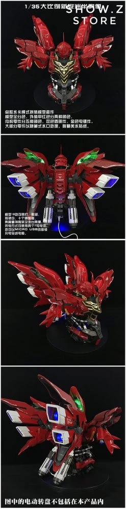 BSC Yihui YH Model 1/35 MSN-06S MNS06S SINANJU New Zeon Customized Gundam Bust Model Kit 23 BSC Yihui YH Model 1/35 MSN-06S MNS06S SINANJU New Zeon Customized Gundam Bust Model Kit -Action Figures Store cabe4338a7
