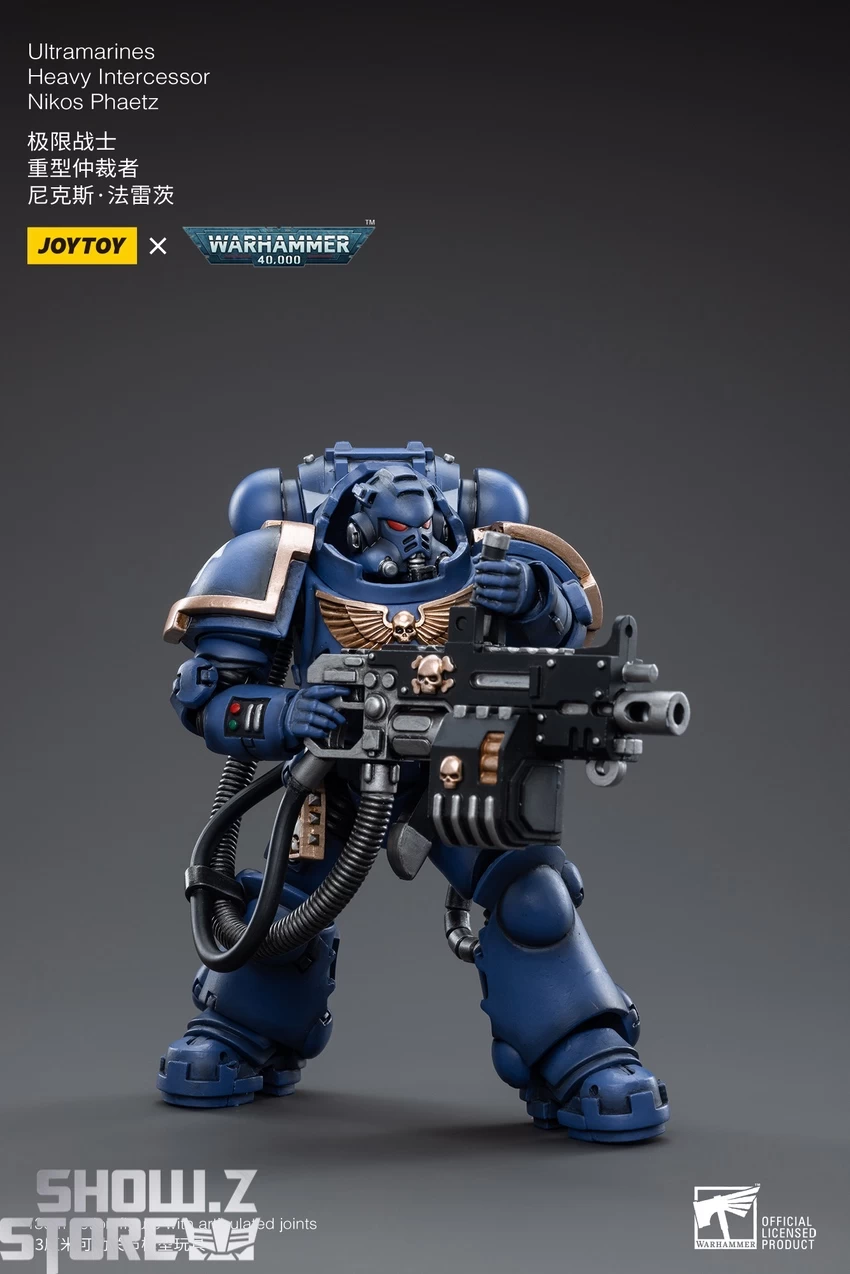 JoyToy Source 1/18 Warhammer 40K Ultramarines Heavy Intercessor Nikos Phaetz 7 JoyToy Source 1/18 Warhammer 40K Ultramarines Heavy Intercessor Nikos Phaetz - Image 5
