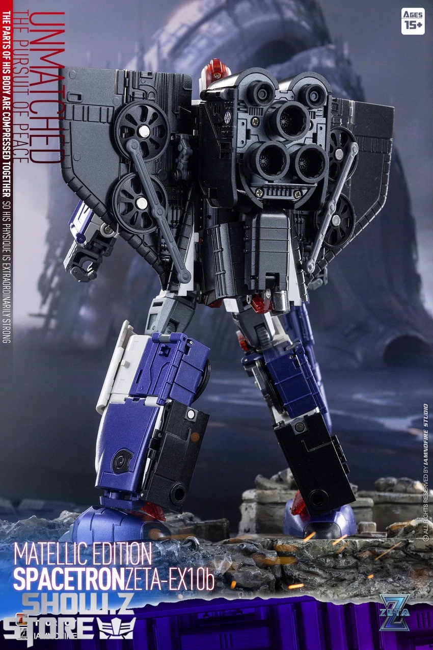 Zeta Toys EX-10B Spacetron Astrotrain Metallic Version 13 Zeta Toys EX-10B Spacetron Astrotrain Metallic Version - Image 11
