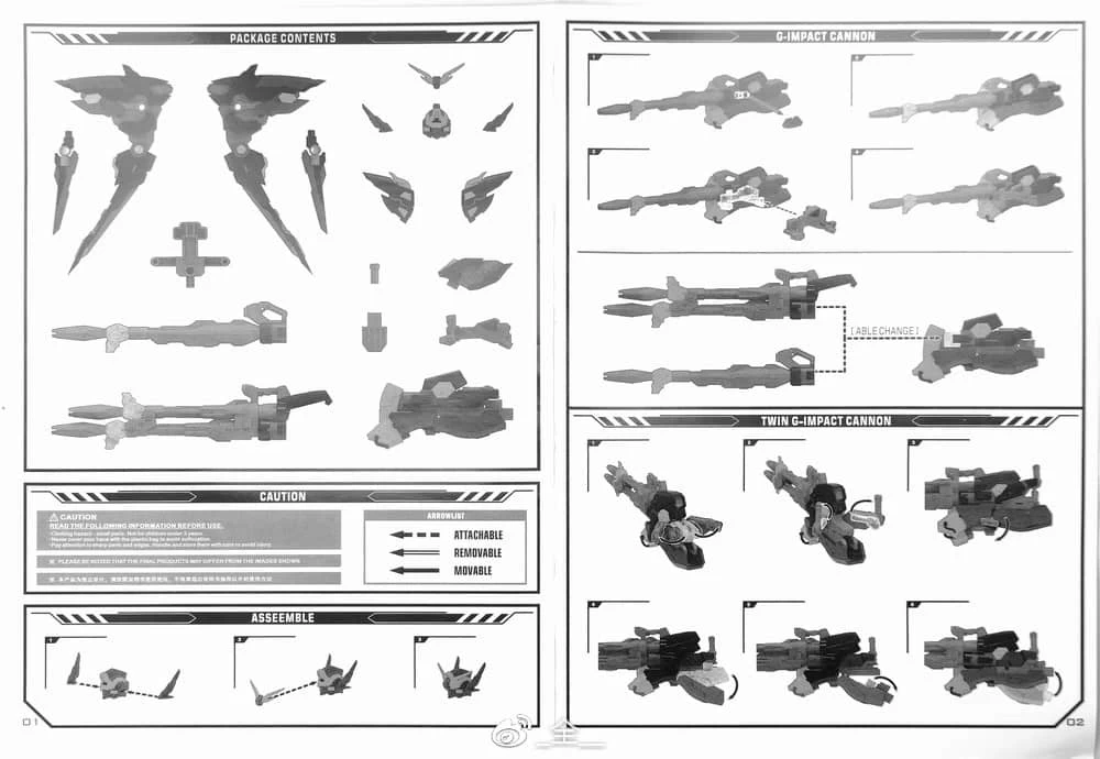 Sculpt Lab Production/FanMade 1/100 Perisoreus Internigrans RTX-010 Huckebein MK-II Super Robot War 12 Sculpt Lab Production/FanMade 1/100 Perisoreus Internigrans RTX-010 Huckebein MK-II Super Robot War - Image 10