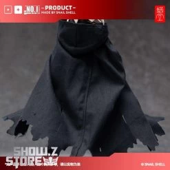 Snail Shell Black Tactical Hooded Cape For 1/10 & 1/12 Mecha Girl 15 Snail Shell Black Tactical Hooded Cape For 1/10 & 1/12 Mecha Girl -Action Figures Store d180062824