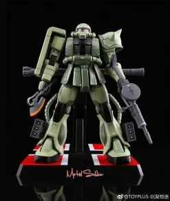 Metal Soldier 1/100 MS01 ZAKUII MS-01 MS-06 ZAKU2 Green Chogokin Metal Build -Action Figures Store d283b0f11d