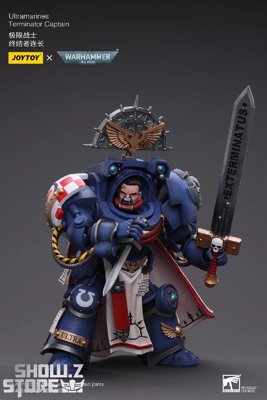 JoyToy Source 1/18 Warhammer 40K Ultramarines Terminator Captain 5 JoyToy Source 1/18 Warhammer 40K Ultramarines Terminator Captain - Image 3