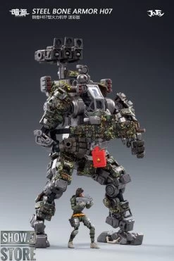 JoyToy Source 1/25 H07 Steel Bone Attack Mecha Jungle Camouflage W/ Pilot -Action Figures Store d59ec59380
