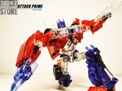 APC Toys APC-001 Attack Prime TFP Optimus Prime Clear Version W/ Black Wheels -Action Figures Store da16b8d7c5