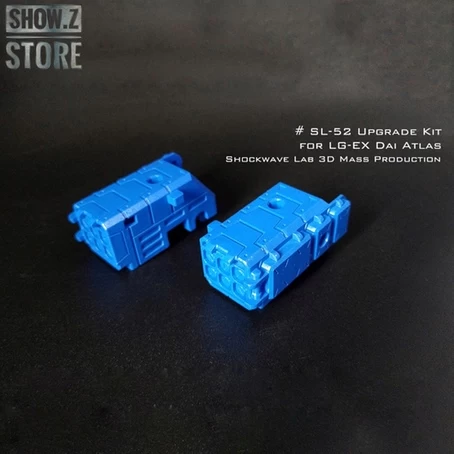 Shockwave Lab SL SL-52 SL52 Upgrade Kit For Takara Legends LG-EX Dai Atlas Big Powered 3 Shockwave Lab SL SL-52 SL52 Upgrade Kit For Takara Legends LG-EX Dai Atlas Big Powered