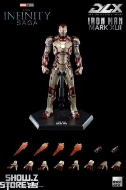 Threezero 1/12 Marvel Studios The Infinity Saga DLX Iron Man Mark 42 -Action Figures Store e727a0c88b