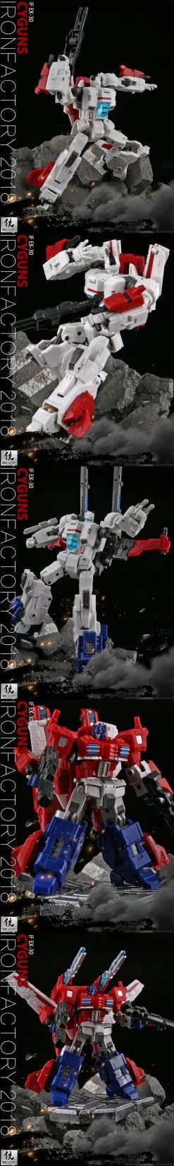 IronFactory EX-30 Cyguns Skyfire Jetfire 26 IronFactory EX-30 Cyguns Skyfire Jetfire -Action Figures Store ec945008f7