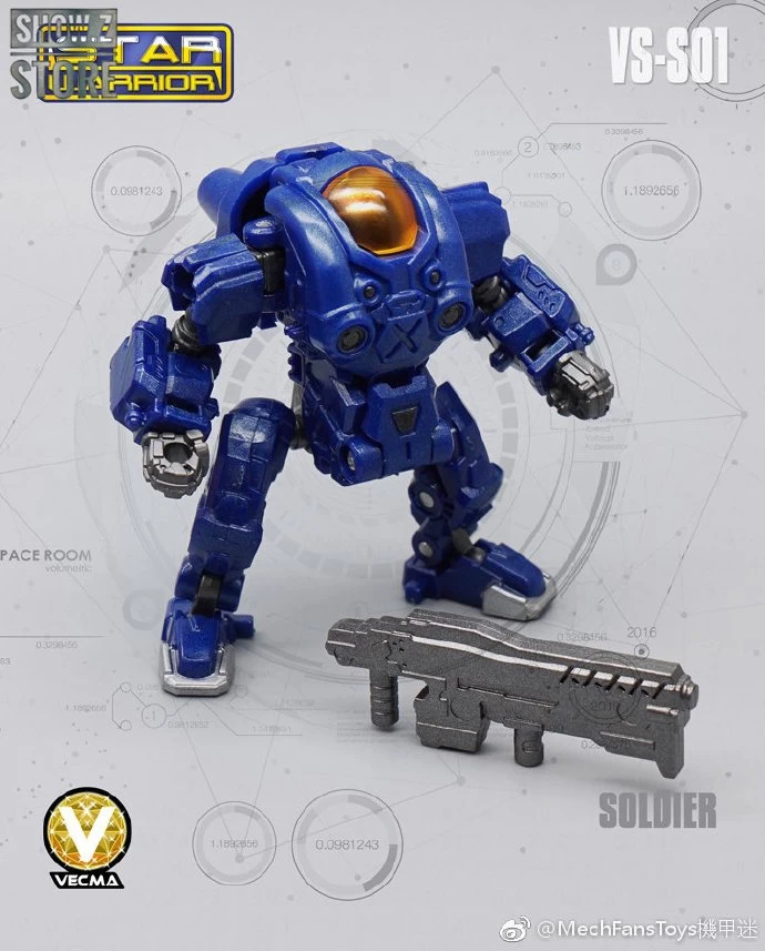 MechFansToys Vecma Toys VS-S01 Combat Squad Soldier & Raynor Set Of 2 8 MechFansToys Vecma Toys VS-S01 Combat Squad Soldier & Raynor Set Of 2 - Image 6