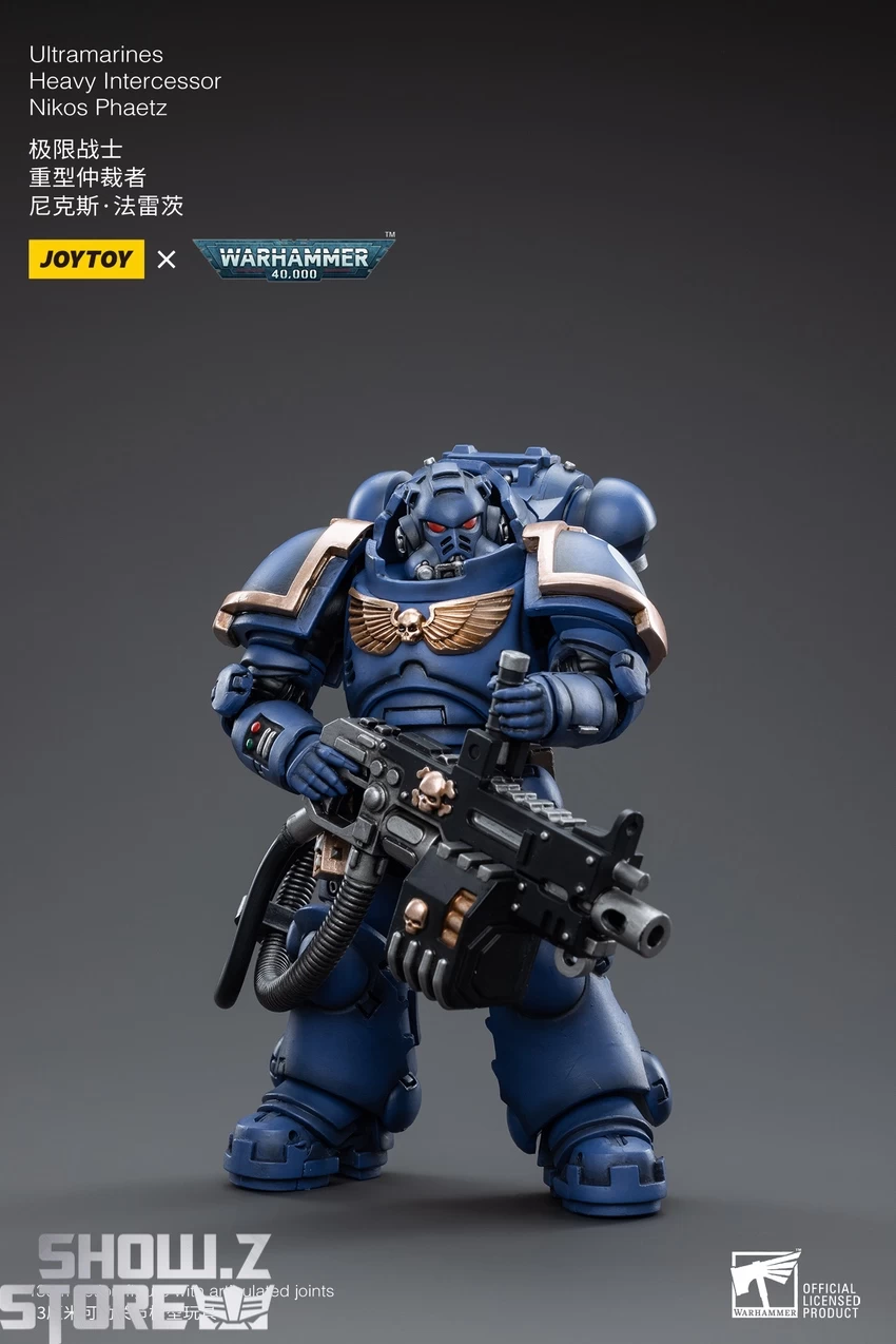 JoyToy Source 1/18 Warhammer 40K Ultramarines Heavy Intercessor Nikos Phaetz 5 JoyToy Source 1/18 Warhammer 40K Ultramarines Heavy Intercessor Nikos Phaetz - Image 3
