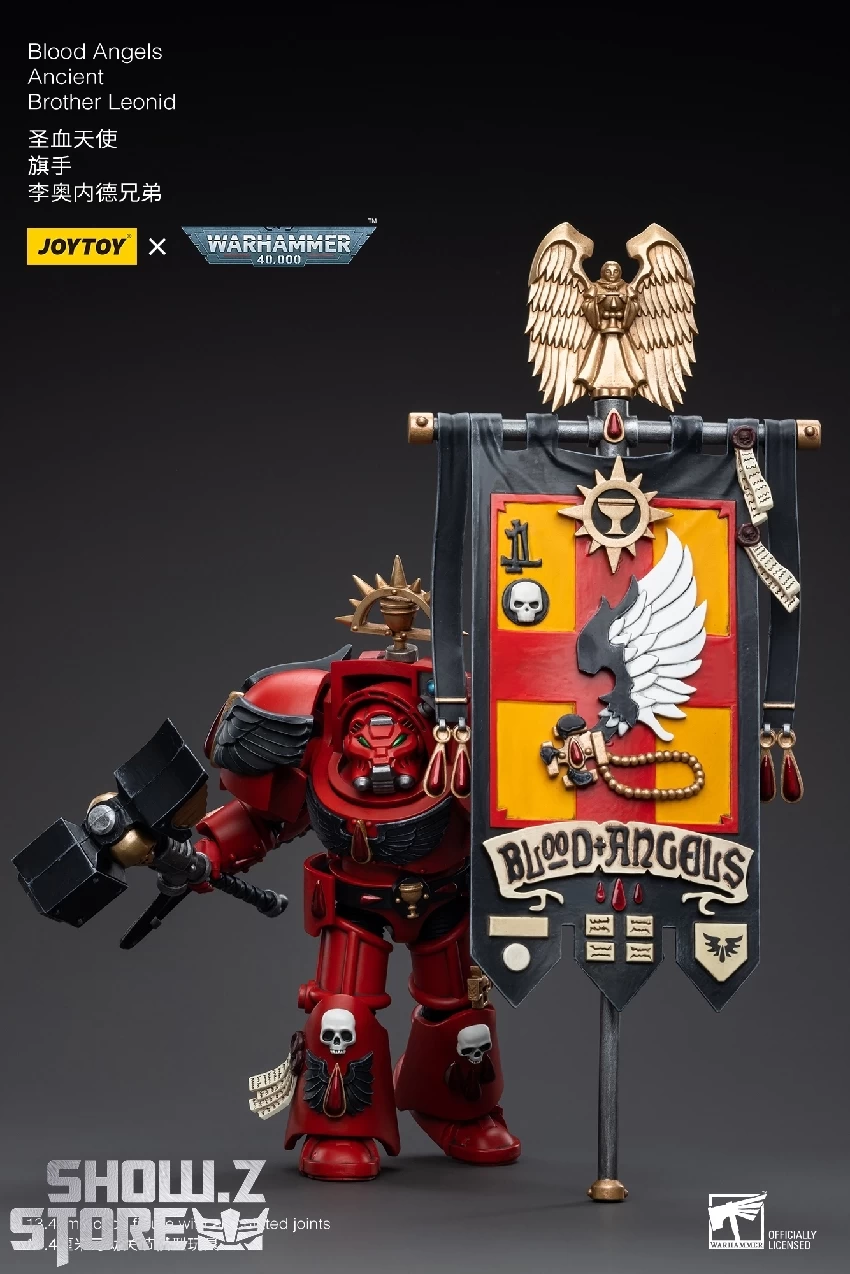 JoyToy Source 1/18 Warhammer 40K Blood Angels Ancient Brother Leonid 5 JoyToy Source 1/18 Warhammer 40K Blood Angels Ancient Brother Leonid - Image 3