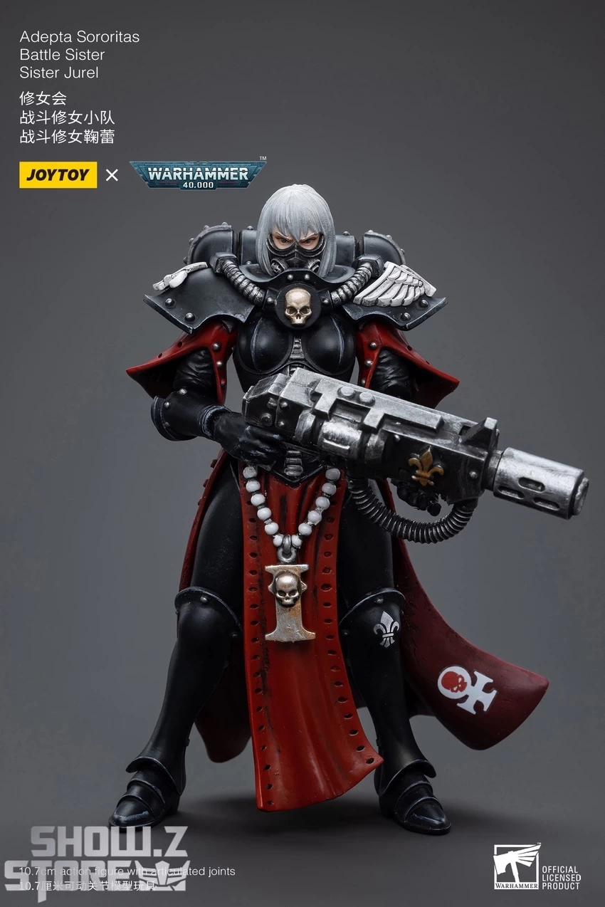 JoyToy Source 1/18 Warhammer 40K Adepta Sororitas Battle Sister Sister Jurel 6 JoyToy Source 1/18 Warhammer 40K Adepta Sororitas Battle Sister Sister Jurel - Image 4