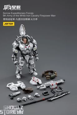 JoyToy Source 1/18 Sorrow Expeditionary Forces 9th Army Of The White Iron Cavalry Firepower Man -Action Figures Store fb75d2b46f