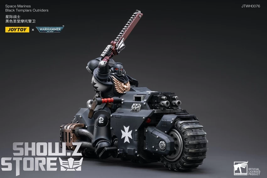 JoyToy Source 1/18 Warhammer 40K Space Marines Black Templars Outriders 14 JoyToy Source 1/18 Warhammer 40K Space Marines Black Templars Outriders - Image 12